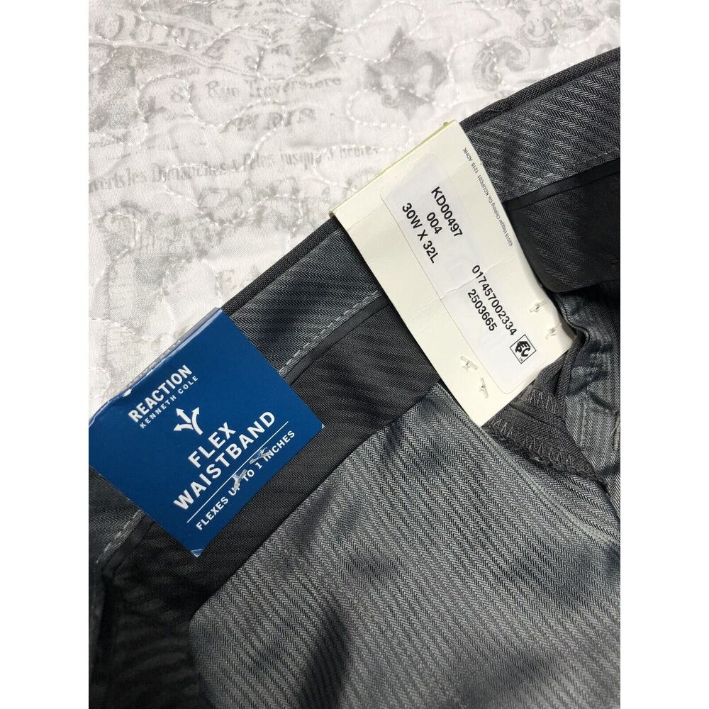 Kenneth Cole STRETCH MICRO CHECK MODERN FIT TECHNI-COLE DRESS PANT 30W 32L - Picture 12 of 12